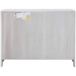 40 in. Antique White Standard Rectangle Wood Console Table with 2-Shelves by Z-joyee -Cheap Z-joyee Store antique white z joyee console tables f fb857220054 c3 1000