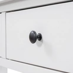 Retro 50 in. Antique White Standard Rectangle Wood Console Table with 3 Drawers by Z-joyee -Cheap Z-joyee Store antique white z joyee console tables ly wf199598aak 76 1000