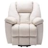 33.9 in. Beige Polyester Power Lift Chair Massage Chair Recliner Chair for Living Room by Z-joyee