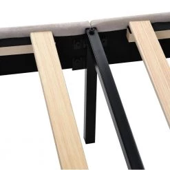 Upholstered Beige Queen Platform Bed with a Big Drawer by Z-joyee 13 Upholstered Beige Queen Platform Bed with a Big Drawer by Z-joyee -Cheap Z-joyee Store beige z joyee platform beds f fb857217290 1f 1000