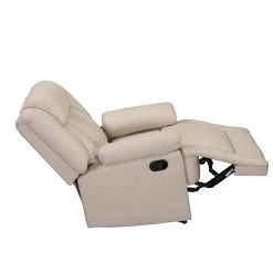 Beige Fabric Recliner Chair Adjustable Home Theater Single Recliner by Z-joyee -Cheap Z-joyee Store beige z joyee recliners p y202200029 1f 1000