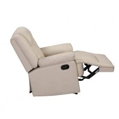 Beige Fabric Recliner Chair Adjustable Home Theater Single Recliner by Z-joyee -Cheap Z-joyee Store beige z joyee recliners p y202200029 44 1000