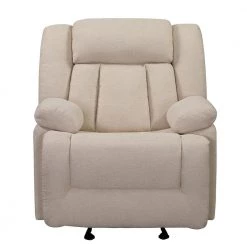 Beige Fabric Recliner Chair Adjustable Home Theater Single Recliner by Z-joyee
