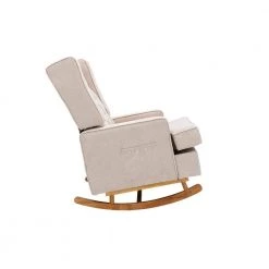 Beige Polyester Comfortable Rocking Chair Accent Chair for Living Room Set of 1 by Z-joyee -Cheap Z-joyee Store beige z joyee rockers gliders ottomans p q202200251 1f 1000