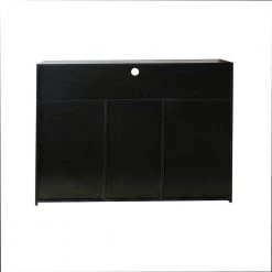 Living Room Black Storage Cabinet High Gloss with LED Light by Z-joyee 11 Living Room Black Storage Cabinet High Gloss with LED Light by Z-joyee -Cheap Z-joyee Store black z joyee accent cabinets ly w331s00031 66 1000