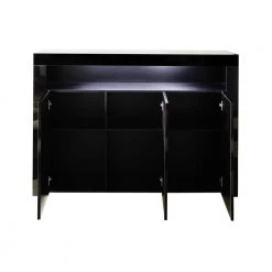 Living Room Black Storage Cabinet High Gloss with LED Light by Z-joyee 12 Living Room Black Storage Cabinet High Gloss with LED Light by Z-joyee -Cheap Z-joyee Store black z joyee accent cabinets ly w331s00031 77 1000