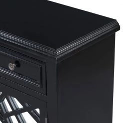 30.3 in. W Black Wood Storage Cabinet with 2 Drawers by Z-joyee 18 30.3 in. W Black Wood Storage Cabinet with 2 Drawers by Z-joyee -Cheap Z-joyee Store black z joyee accent cabinets ly wf290827aab 44 1000