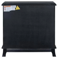 30.3 in. W Black Wood Storage Cabinet with 2 Drawers by Z-joyee 13 30.3 in. W Black Wood Storage Cabinet with 2 Drawers by Z-joyee -Cheap Z-joyee Store black z joyee accent cabinets ly wf290827aab 66 1000