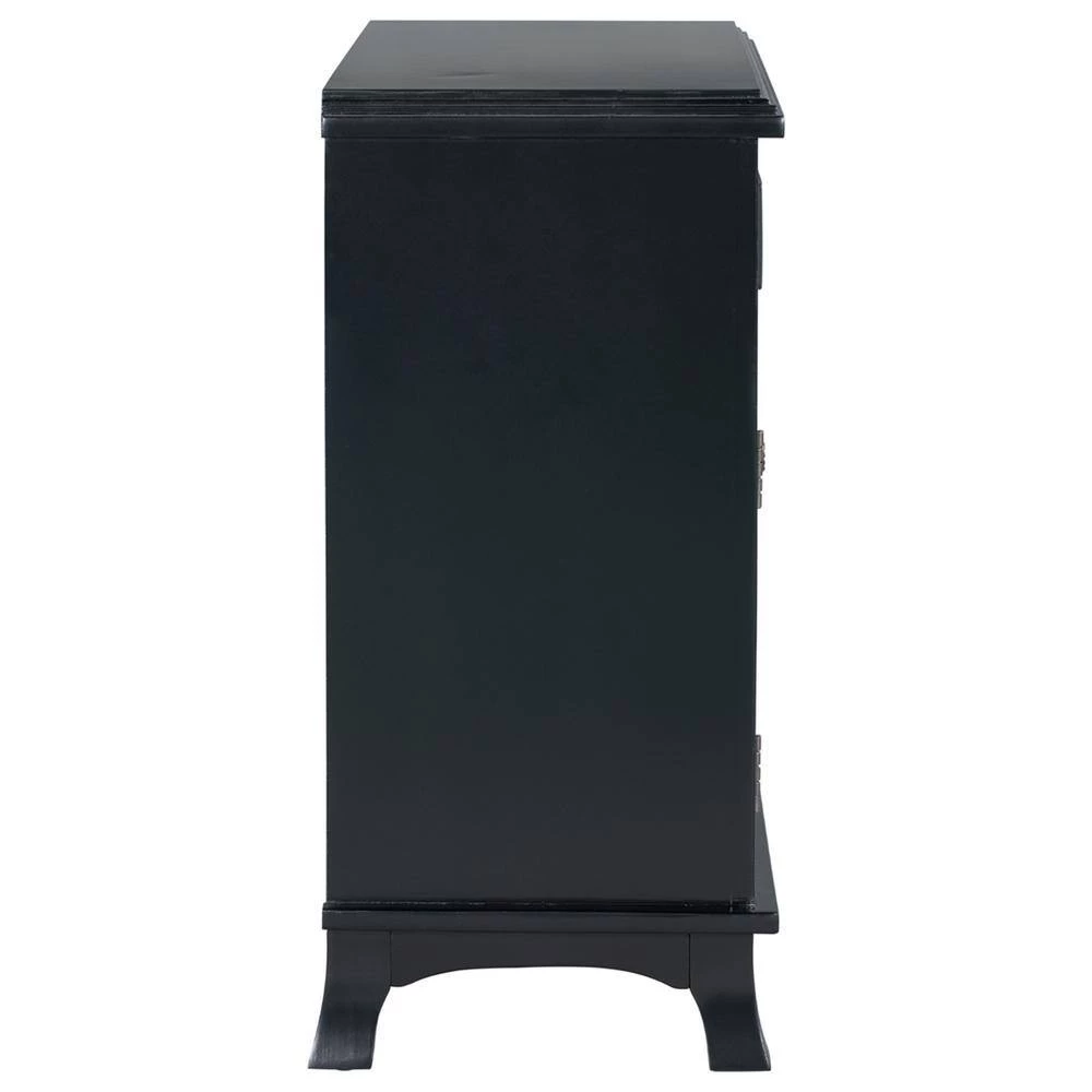 30.3 in. W Black Wood Storage Cabinet with 2 Drawers by Z-joyee 2 30.3 in. W Black Wood Storage Cabinet with 2 Drawers by Z-joyee - Image 2