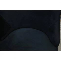 Black Velvet Side Chair Dining Chair Comfortable Chair Mid Century Modern Mid-Back Chair Side Chair (Set of 2) by Z-joyee -Cheap Z-joyee Store black z joyee accent chairs p q202200657 44 1000