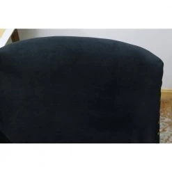 Black Velvet Side Chair Dining Chair Comfortable Chair Mid Century Modern Mid-Back Chair Side Chair (Set of 2) by Z-joyee -Cheap Z-joyee Store black z joyee accent chairs p q202200657 fa 1000
