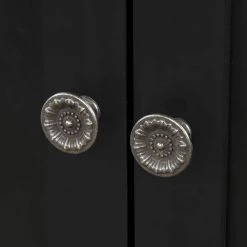 43 in. Black Standard Rectangle Wood Console Table with 4-Drawers 1-Cabinet and 1-Shelf by Z-joyee -Cheap Z-joyee Store black z joyee console tables f fb857220078 76 1000