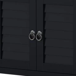 45 in. Black Standard Rectangle Wood Console Table with 6-Drawers, 1-Cabinets and 1-Shelf by Z-joyee -Cheap Z-joyee Store black z joyee console tables f fb857220931 fa 1000