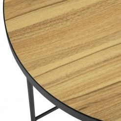 27.6 in. Black Round MDF End Table Side Table Accent Table Round Coffee Table Waterproof by Z-joyee -Cheap Z-joyee Store black z joyee end side tables p q202200689 1f 1000