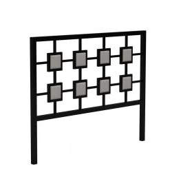 Metal Black Full Size Platform Bed with Square Design by Z-joyee -Cheap Z-joyee Store black z joyee platform beds f fb857219652 c3 1000