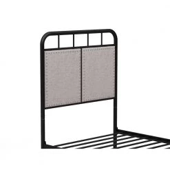 Metal Black Twin Size Platform Bed with Fabric Headboard by Z-joyee 15 Metal Black Twin Size Platform Bed with Fabric Headboard by Z-joyee -Cheap Z-joyee Store black z joyee platform beds f fb857219720 fa 1000