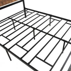 60.2 in. W Black Queen Metal Frame Platform Bed by Z-joyee -Cheap Z-joyee Store black z joyee platform beds ly wf282353aab 1f 1000