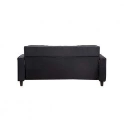76 in. Square Arm Velvet Straight Comfortable 3-Seat Sofa Modern Couch in Black by Z-joyee 11 76 in. Square Arm Velvet Straight Comfortable 3-Seat Sofa Modern Couch in Black by Z-joyee -Cheap Z-joyee Store black z joyee sofas couches p s202200052 66 1000