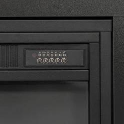 57.87 in. Black Fireplace TV Stand Fits TV's up to 70 in. by Z-joyee -Cheap Z-joyee Store black z joyee tv stands f fb857215357 44 1000