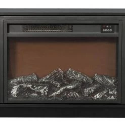 78.74 in. Black Stand with Electric Fireplace Fits TV's up to 85 in. by Z-joyee -Cheap Z-joyee Store black z joyee tv stands f fb857215401 44 1000