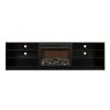 78.74 in. Black Stand with Electric Fireplace Fits TV's up to 85 in. by Z-joyee
