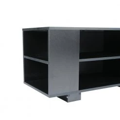 59 in. Black TV Stand TV Console Table Fits TV's up to 65 in. by Z-joyee -Cheap Z-joyee Store black z joyee tv stands f fb857215685 1f 1000