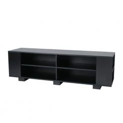 59 in. Black TV Stand TV Console Table Fits TV's up to 65 in. by Z-joyee -Cheap Z-joyee Store black z joyee tv stands f fb857215685 c3 1000