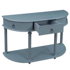 30.3 in. W Blue Wood Storage Cabinet with 2 Drawers by Z-joyee -Cheap Z-joyee Store blue z joyee accent cabinets ly wf290827aav 77 1000