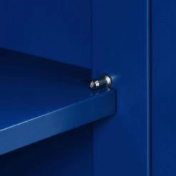 Modern Blue Accent Cabinet With 2 Doors, 3 Drawers by Z-joyee -Cheap Z-joyee Store blue z joyee accent cabinets lyac495aav fa 1000