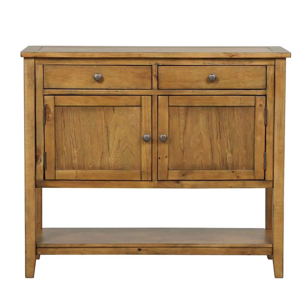 Modern Wood Storage Cabinets with 2 Doors and 1 Shelf, Brown by Z-joyee 1 Modern Wood Storage Cabinets with 2 Doors and 1 Shelf, Brown by Z-joyee