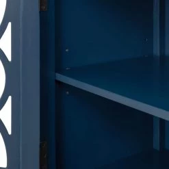 Brown Accent Wood Storage Cabinet with Doors and Adjustable Shelf by Z-joyee -Cheap Z-joyee Store brown z joyee accent cabinets lyac384aad 76 1000