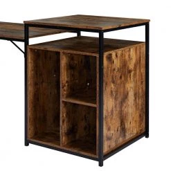 70.80 in. Brown Wood Computer Desk with Storage Shelf, CPU storage space by Z-joyee -Cheap Z-joyee Store brown z joyee computer desks ly wf196080aad 77 1000