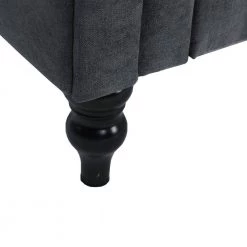 83.8 in. Rolled Arm Polyester Blend Modern Straight 3-Seats Sofa in Dark Gray with 2 Pillows by Z-joyee 11 83.8 in. Rolled Arm Polyester Blend Modern Straight 3-Seats Sofa in Dark Gray with 2 Pillows by Z-joyee -Cheap Z-joyee Store dark gray z joyee sofas couches p s202200382 4f 1000