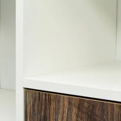 Wood Espresso Storage Cabinet with 2 Drawers, 2 Cabinets and 1 Shelf by Z-joyee -Cheap Z-joyee Store espresso z joyee accent cabinets lyac7247 fa 1000