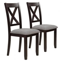 6-Piece Rectangular Espresso MDF Top Dining Room Set Seats 6 by Z-joyee 16 6-Piece Rectangular Espresso MDF Top Dining Room Set Seats 6 by Z-joyee -Cheap Z-joyee Store espresso z joyee dining room sets ly st000013aap 44 1000