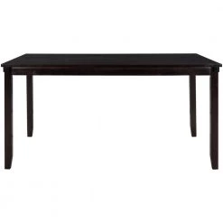 3-Piece Round Natural MDF Top Dining Room Set Seats 6 by Z-joyee -Cheap Z-joyee Store espresso z joyee dining room sets ly st000061aap 76 1000