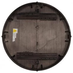 3-Piece Round Natural MDF Top Dining Room Set Seats 6 by Z-joyee -Cheap Z-joyee Store espresso z joyee dining room sets ly st000074aap 66 1000