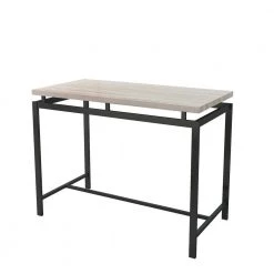 5-Piece Rectangle Beige Wood Top Dining Room Set Seats 4 by Z-joyee -Cheap Z-joyee Store espresso z joyee dining room sets ly26p mi 1f 1000