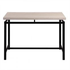 5-Piece Rectangle Beige Wood Top Dining Room Set Seats 4 by Z-joyee -Cheap Z-joyee Store espresso z joyee dining room sets ly26p mi fa 1000