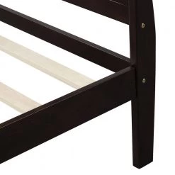 Espresso Twin Size Sleigh Platform Bed with Wood Slat Support by Z-joyee 12 Espresso Twin Size Sleigh Platform Bed with Wood Slat Support by Z-joyee -Cheap Z-joyee Store espresso z joyee platform beds f fb857216125 4f 1000