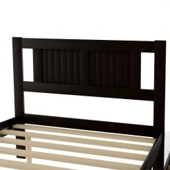 Espresso Full Size Wood Platform Bed with Adjustable Trundle by Z-joyee -Cheap Z-joyee Store espresso z joyee platform beds f fb857216705 fa 1000