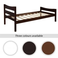 Espresso Twin Size Wood Platform Bed with Headboard by Z-joyee -Cheap Z-joyee Store espresso z joyee platform beds f fb857216972 40 1000
