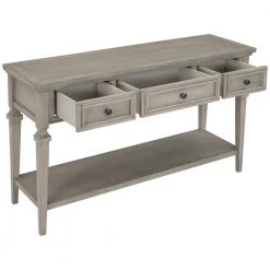 Wood Chest with 3 Drawers, Gray Wash by Z-joyee -Cheap Z-joyee Store gray wash z joyee accent cabinets lyac599aae 77 1000