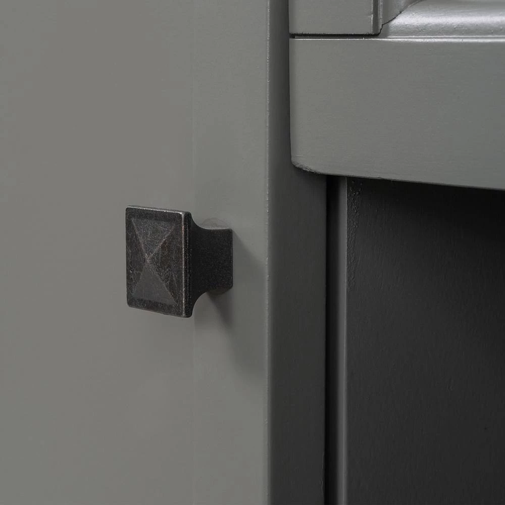 Retro 45.2 in. Gray Standard Rectangle Wood Console Table with Drawer by Z-joyee 7 Retro 45.2 in. Gray Standard Rectangle Wood Console Table with Drawer by Z-joyee - Image 7