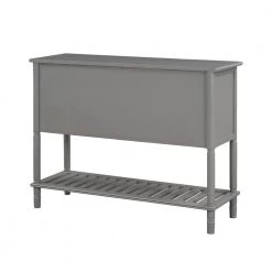 Mordern 45.20 in. Grey Standard Rectangle Wood Console Table with 3 Drawers by Z-joyee 11 Mordern 45.20 in. Grey Standard Rectangle Wood Console Table with 3 Drawers by Z-joyee -Cheap Z-joyee Store gray z joyee console tables ly w113753749 66 1000