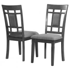 7-Piece Rectangle Gray Wood Top Dining Room Set Seats 6 by Z-joyee -Cheap Z-joyee Store gray z joyee dining room sets ly sh000215aae fa 1000