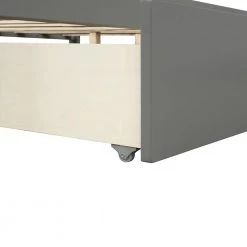 Gray Full Wood Platform Bed with 2-Drawers by Z-joyee -Cheap Z-joyee Store gray z joyee platform beds f fb857216002 44 1000