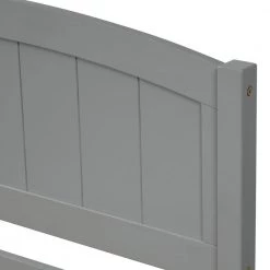 Wood Gray Twin Size Platform Bed with Trundle by Z-joyee -Cheap Z-joyee Store gray z joyee platform beds f fb857218167 fa 1000