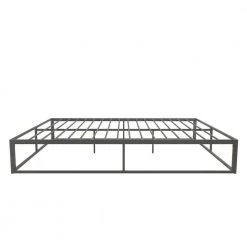 Metal Gray Full Size Platform Bed with Strong Metal Structure by Z-joyee -Cheap Z-joyee Store gray z joyee platform beds f fb857219713 44 1000