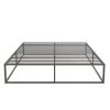 Metal Gray Full Size Platform Bed with Strong Metal Structure by Z-joyee